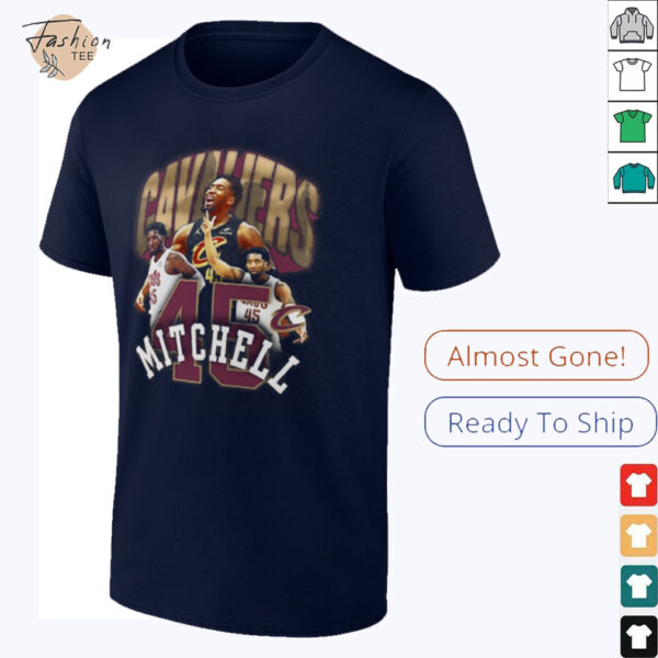 Donovan Mitchell Cleveland Cavaliers Notorious 4.0 T Shirt