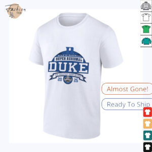 Duke Blue Devils NCAA DI Baseball Super Regional 2025 the greatest show on dirt shirt2 1