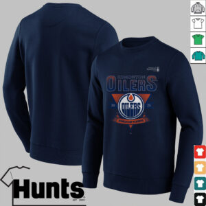Edmonton Oilers Fanatics Heather Charcoal 2025 Stanley Cup Playoffs Crossbar...