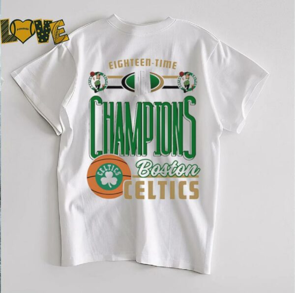 Eighteen time Champions Boston Celtics NBA shirt