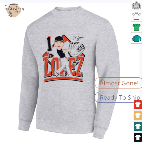 Eli Lopez Cal State Bakersfield Roadrunners baseball caricature ’25 shirt