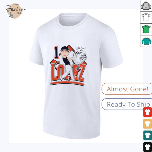 Eli Lopez Cal State Bakersfield Roadrunners baseball caricature ’25 shirt