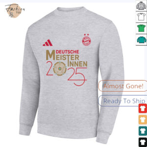 FC Bayern Munchen Are Deutsche Meisterinnen 2025 Champions Bundesliga Unisex T Shirt2