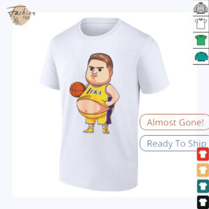 Fat Luka Doncic Los Angeles Lakers NBA Basketball Funny shirt2