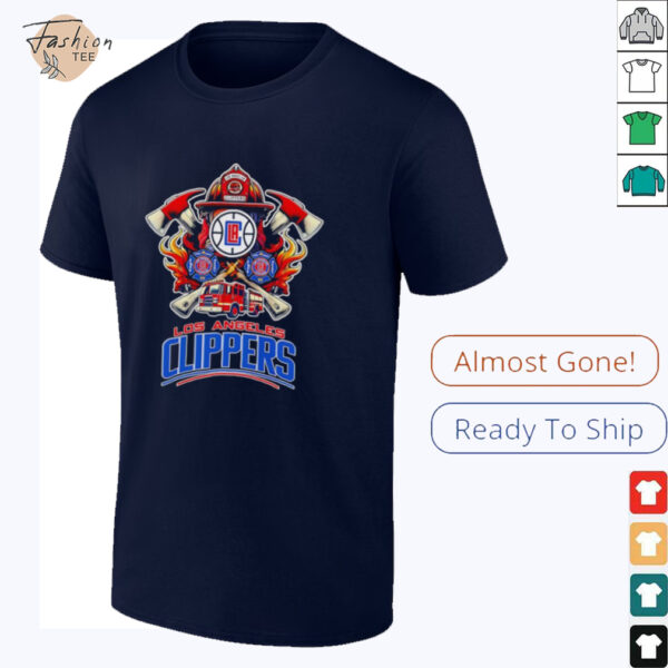 Firefighter Los Angeles Clippers shirt