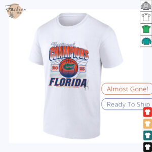 Florida Basketball 2025 NCAA Champions Grid Shirt