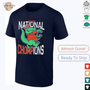 Florida Gator 2025 National Chompions King mascot shirt