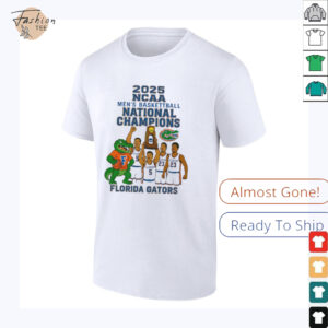 Florida Gators 2025 NCAA Basketball National Champions players and mascot...