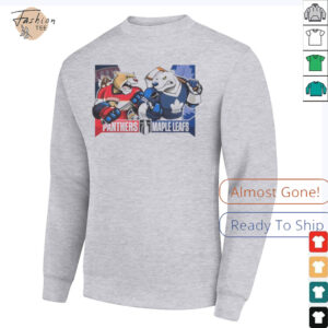 Florida Panthers Vs Toronto Maple Leafs 2025 2nd Round Matchups Eastern Conference Semi Finals Mascot shirt2