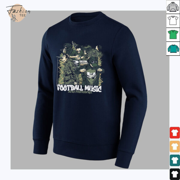 Football Music and Friendship Graphic T Shirt