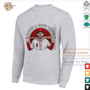 Gavin Lux Cincinnati Reds Gavin a good time shirt1