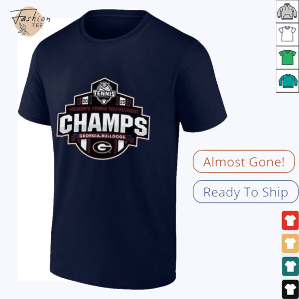 Georgia Bulldogs 2025 SEC Women’s Tennis Tournament Champions T Shirt