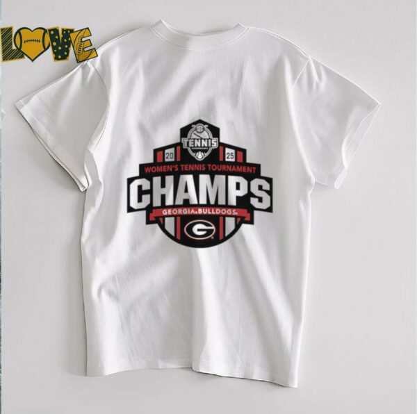Georgia Bulldogs 2025 SEC Women’s Tennis Tournament Champions shirt