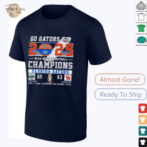Go Gators 65 63 Cougars Men’s Basketball Champions 2025 shirt