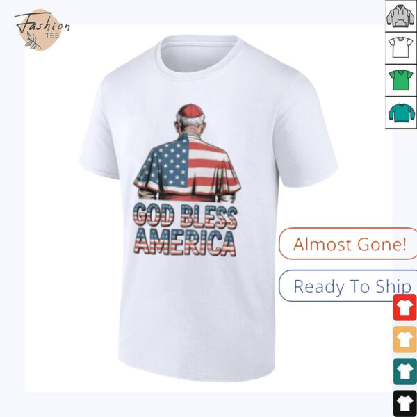 God Bless America Pope Leo XIV Robert Prevost Shirt