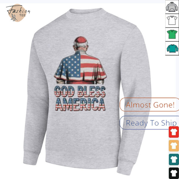 God Bless America Pope Leo XIV Robert Prevost Shirt