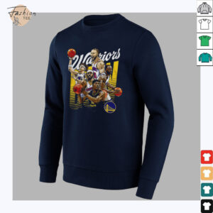 Golden State Warriors starting 5 basketball player shirt3