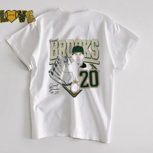 Grant Brooks Jacksonville Baseball caricature ’25 shirt