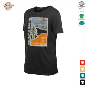 Graphite Tennessee Volunteers Comfort Colors Minimal Vista Distressed Graphics T...