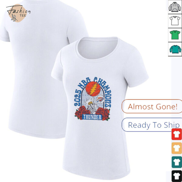 Grateful Dead Oklahoma City Thunder NBA Finals National Basketball Champs 2025 shirt