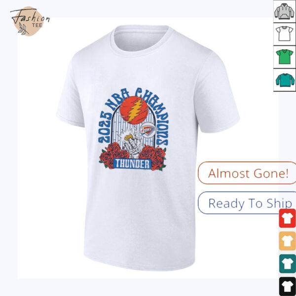 Grateful Dead Oklahoma City Thunder NBA Finals National Basketball Champs 2025 shirt