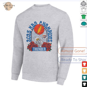 Grateful Dead Oklahoma City Thunder NBA Finals National Basketball Champs 2025 shirt