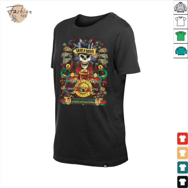 Guns N Roses In Mumbai Maharashtra India Concert Poster At Mahalaxmi Race Course On Saturday May 17 2025 Unisex T Shirt