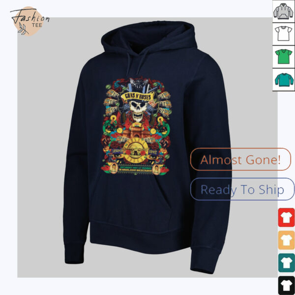 Guns N Roses In Mumbai Maharashtra India Concert Poster At Mahalaxmi Race Course On Saturday May 17 2025 Unisex T Shirt