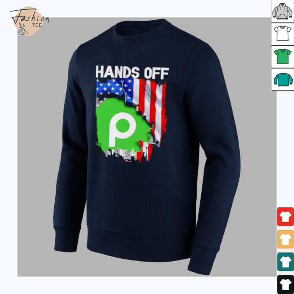 Hands off Publix American flag shirt