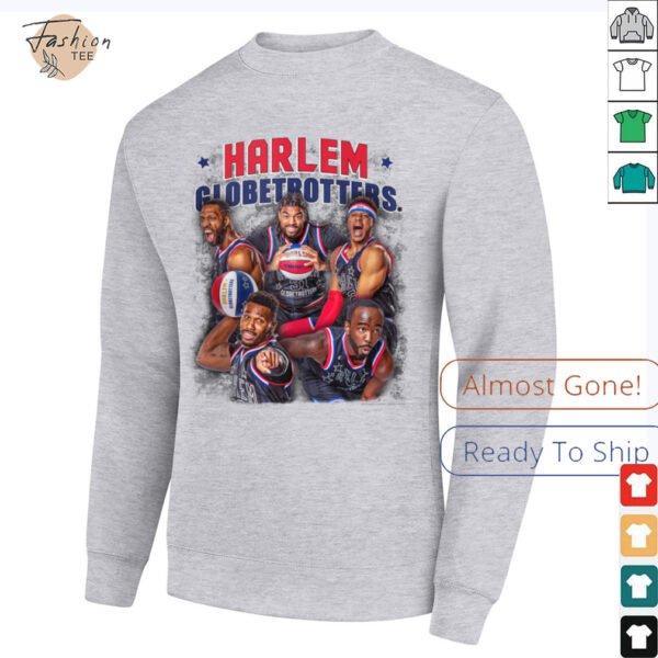 Harlem Globetrotters Basketball Colorful Team Photo shirt