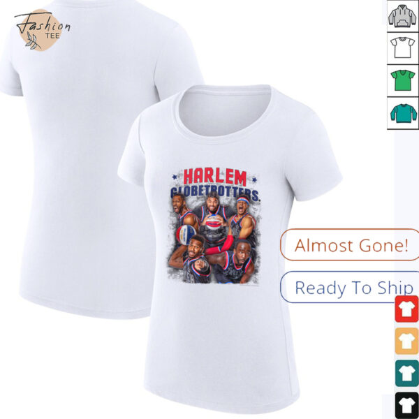 Harlem Globetrotters Basketball Colorful Team Photo shirt