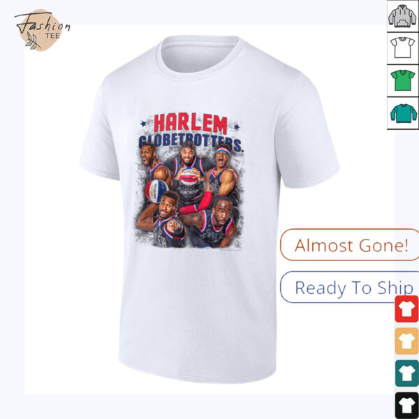 Harlem Globetrotters Basketball Colorful Team Photo shirt