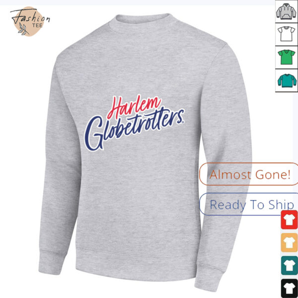 Harlem Globetrotters Basketball Script Logo USA Shirt