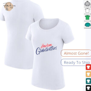Harlem Globetrotters Basketball Script Logo USA Shirt