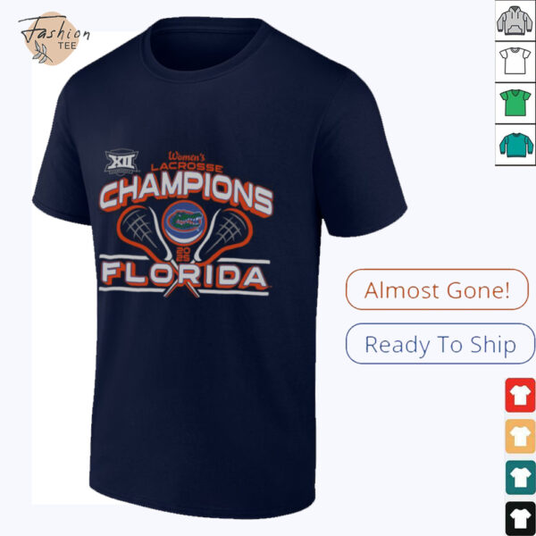 Hot Florida Gators 2025 Big 12 Women’s Lacrosse Conference Tournament Champions T Shirt