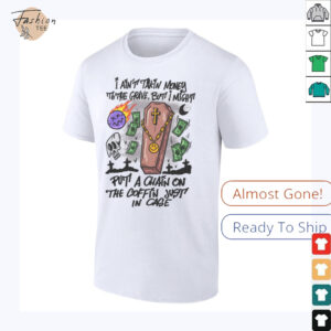 Humorous Money Coffin Chain T Shirt