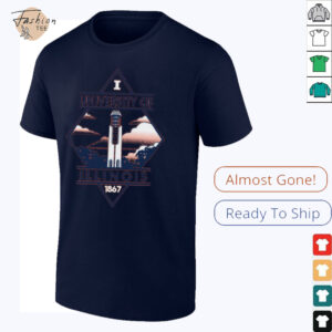 Illinois Bell Tower Gameday Spirit Fanstore shirt