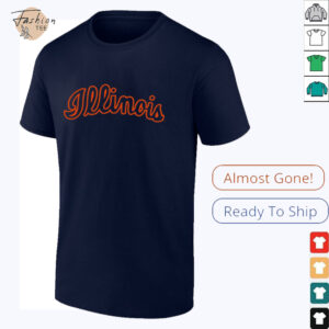 Illinois Simple Script Gameday Spirit Fanstore shirt