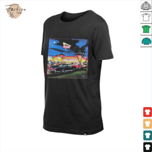 In N Out Burger Vintage Graphic with Classic Cars T Shirt2