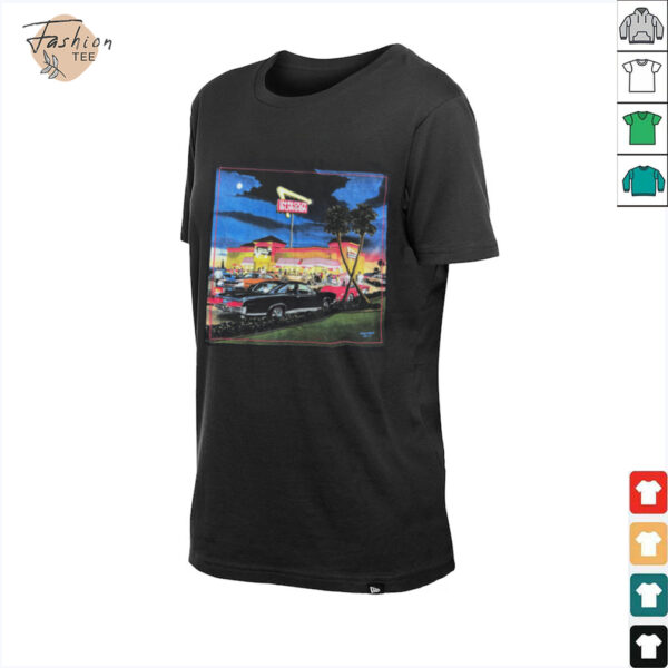 In N Out Burger Vintage Graphic with Classic Cars T Shirt