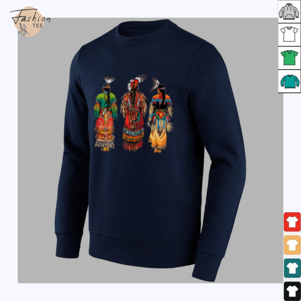 Indian Tribe Native American Feather Headdress Indian Chief Shirt