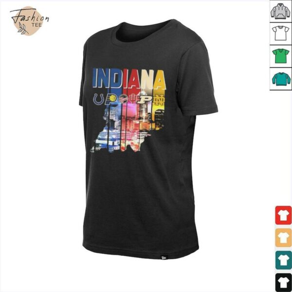 Indiana state sports team Colts Pacers Fever Hoosiers Boilermakers Fighting Irish shirt