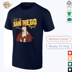 Into the San Diego Night Fernando Tatis Jr Padres baseball shirt2