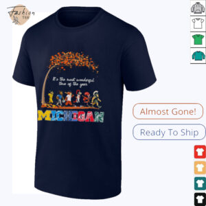 It’s The Most Wonderful Time Of The Year Michigan Mascot Sports Walking Road T Shirt