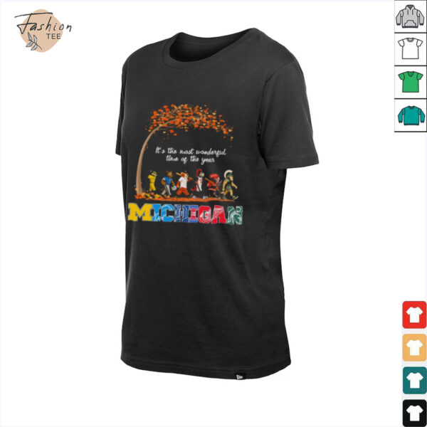 It’s The Most Wonderful Time Of The Year Michigan Mascot Sports Walking Road T Shirt