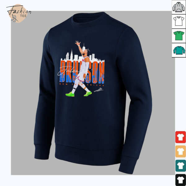 Jalen Brunson New York Knicks skyline shirt