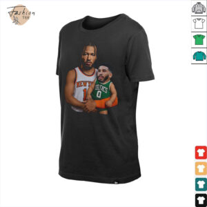 Jalen Brunson carrying baby Jayson Tatum New York Knicks x...