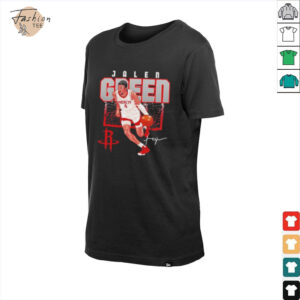 Jalen Green Houston Rockets Shattered Signature T Shirt