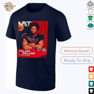 Jalon Walker Atlanta Falcons 2025 NFL Draft art shirt3