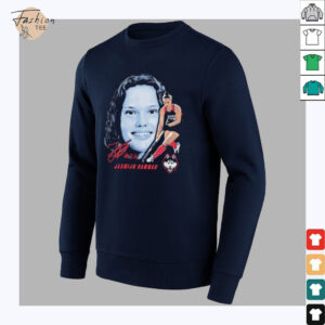 Jasmijn Damman Uconn Huskies portrait shirt